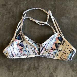 Jolyn multicolor pastel swim top size XXL